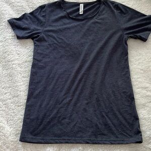 NWOT Bella + Canvas tshirt charcoal, blue new without tags. Smoke-free home.